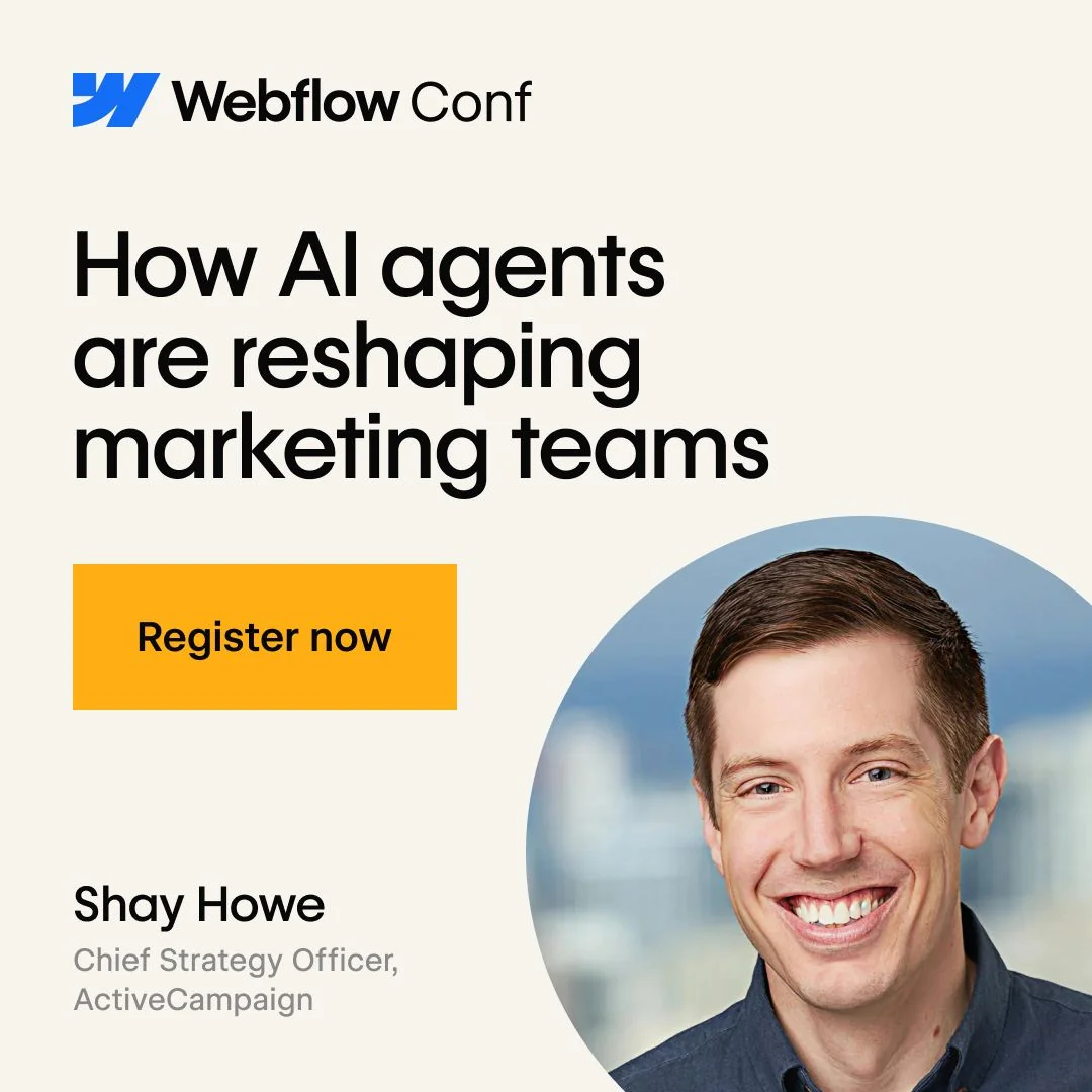 Reserve your spot for Webflow Conf