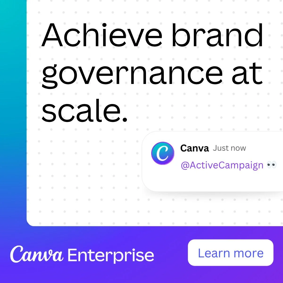 ActiveCampaign, meet Canva Enterprise.