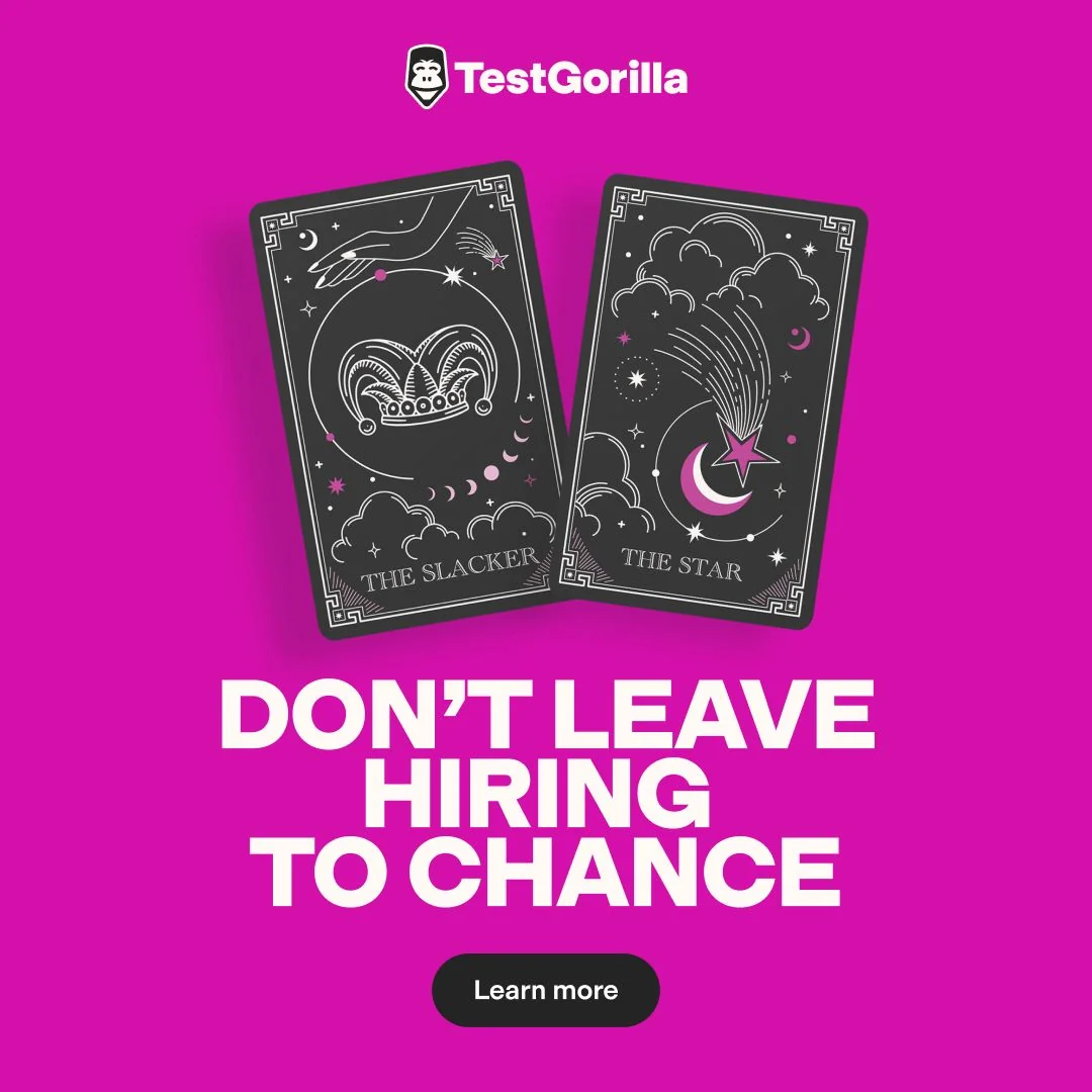 Why choose chance when you can measure skills? Use TestGorilla.