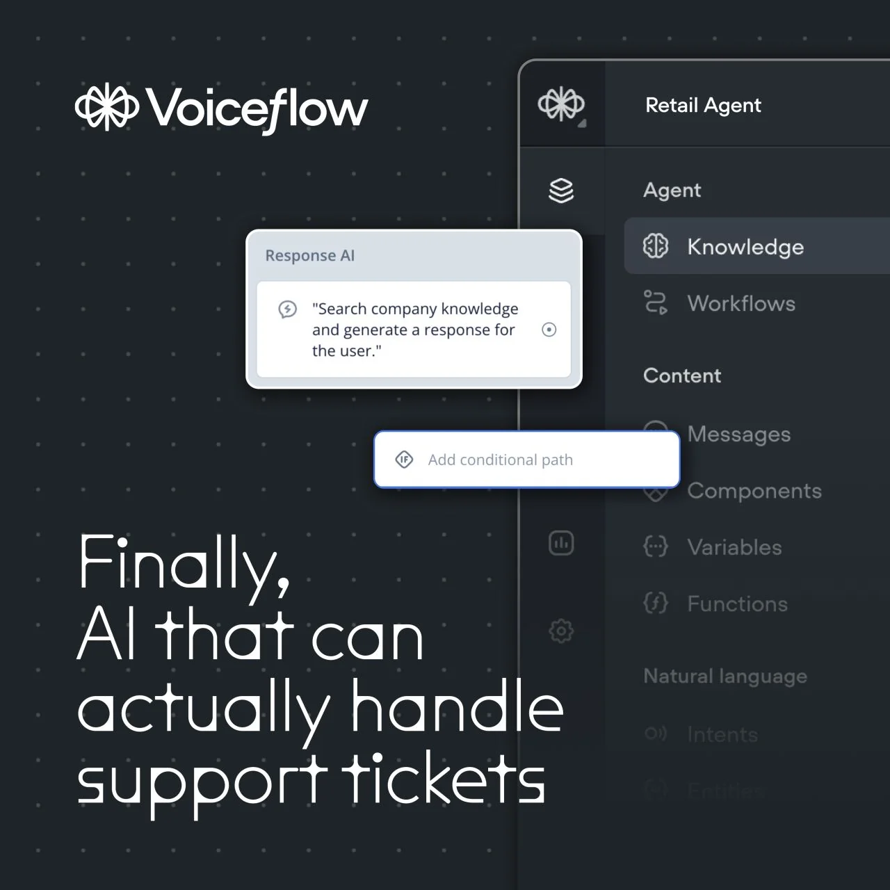 Scale with a Voiceflow AI agent