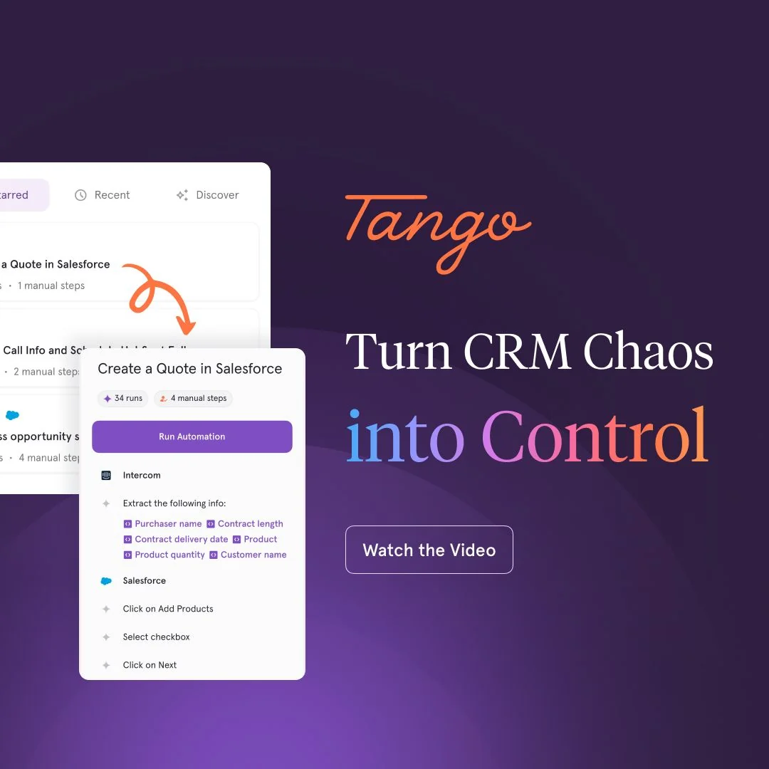 Stop Fighting with Your CRM | Discover Tango.ai
