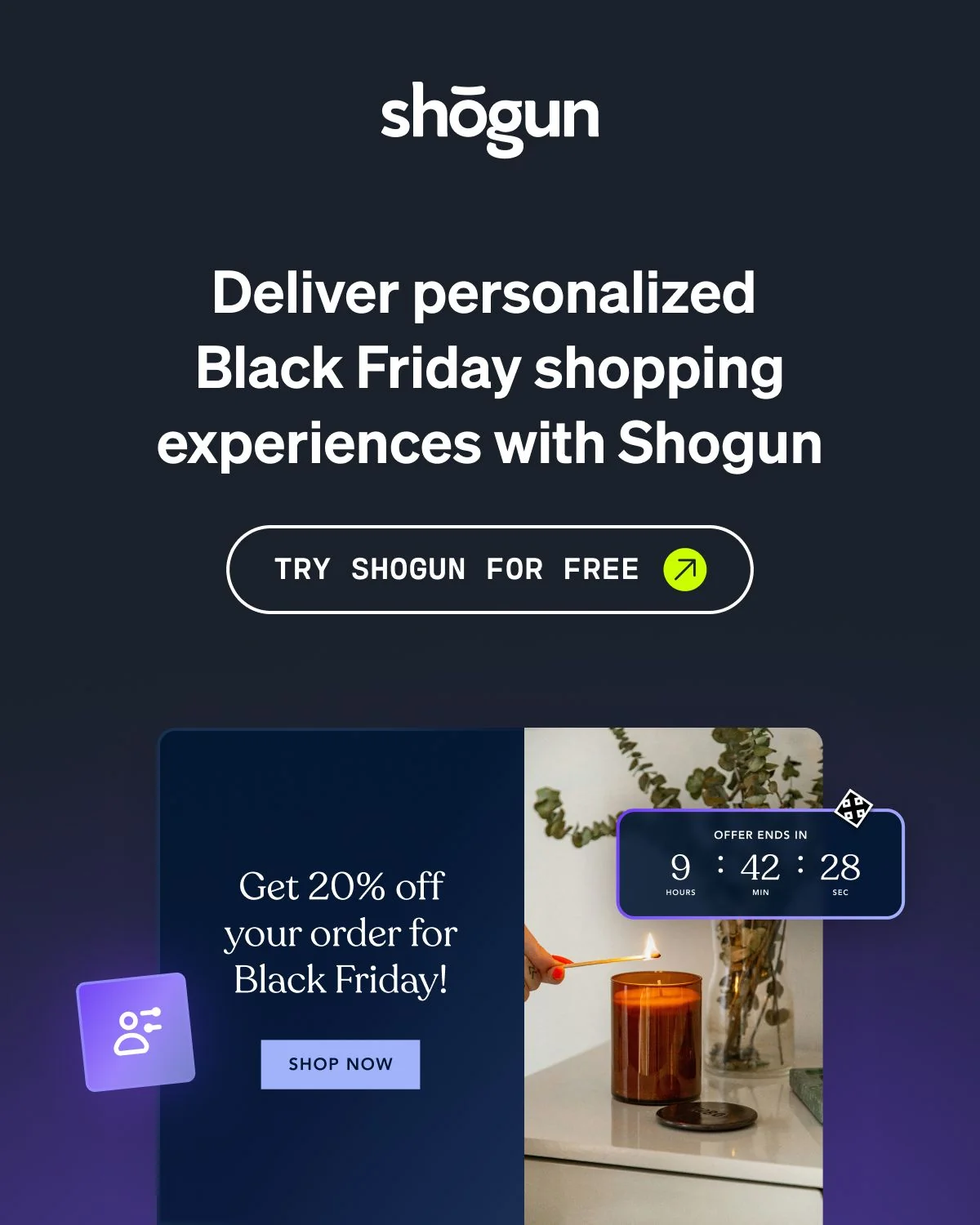 Try Shogun's Personalization