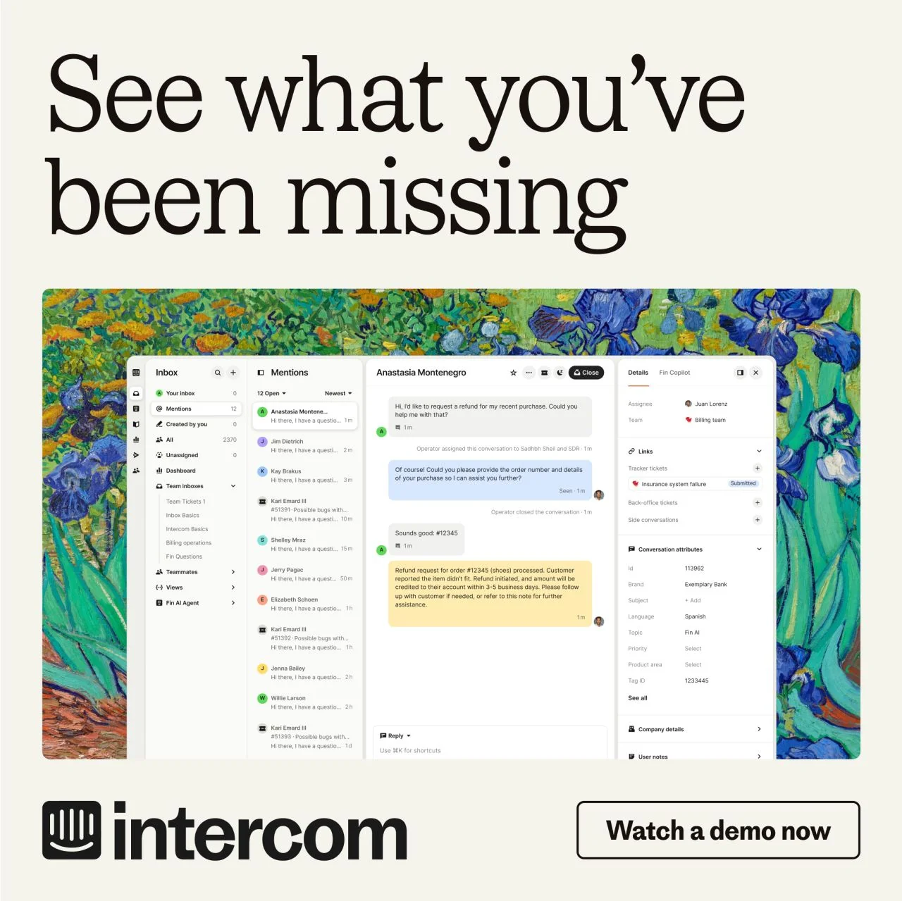 See a demo of Intercom’s AI-first customer service platform