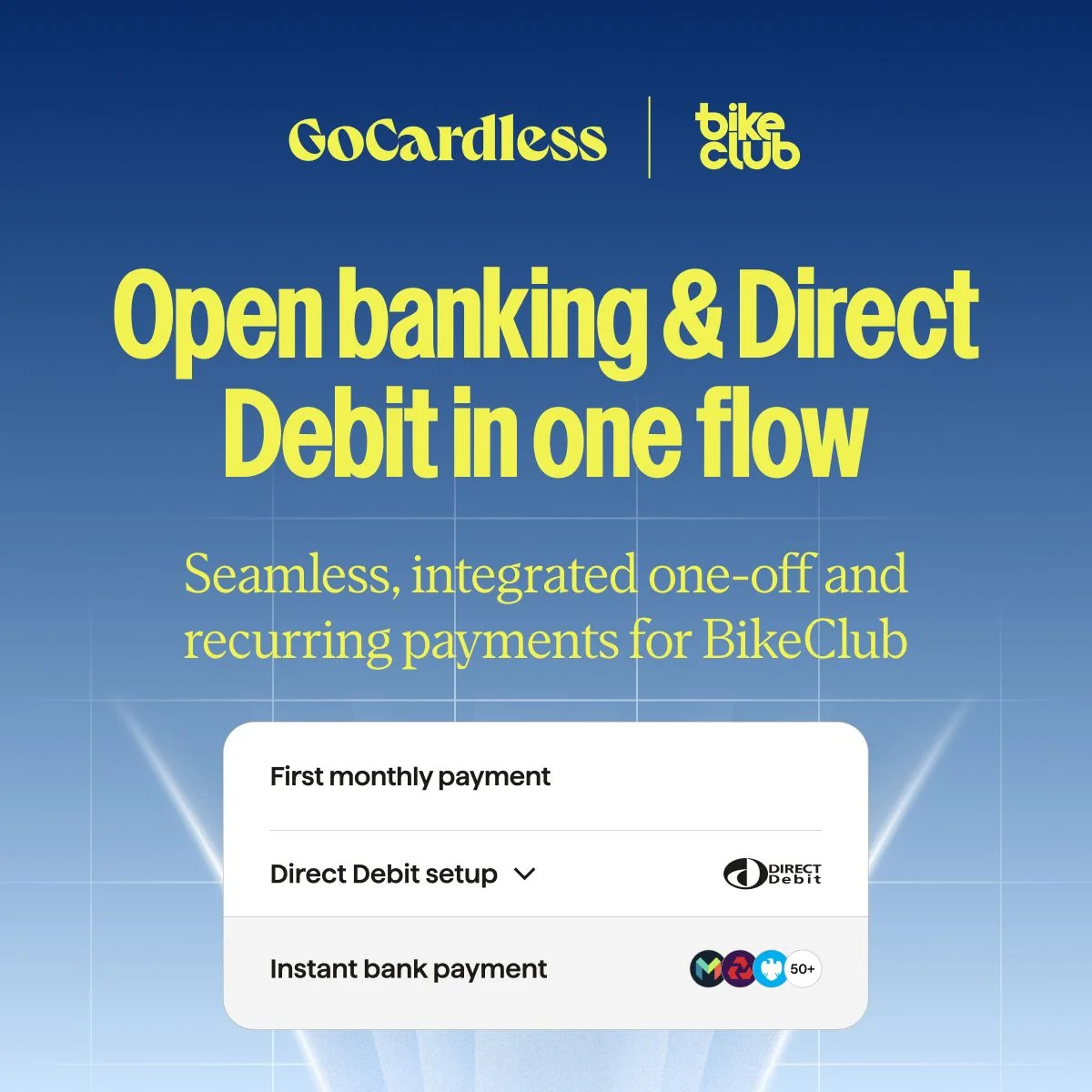 Find out how Bike Club use open banking and Direct Debit together