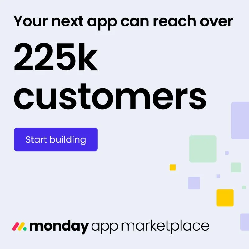 Develop apps for monday.com’s marketplace