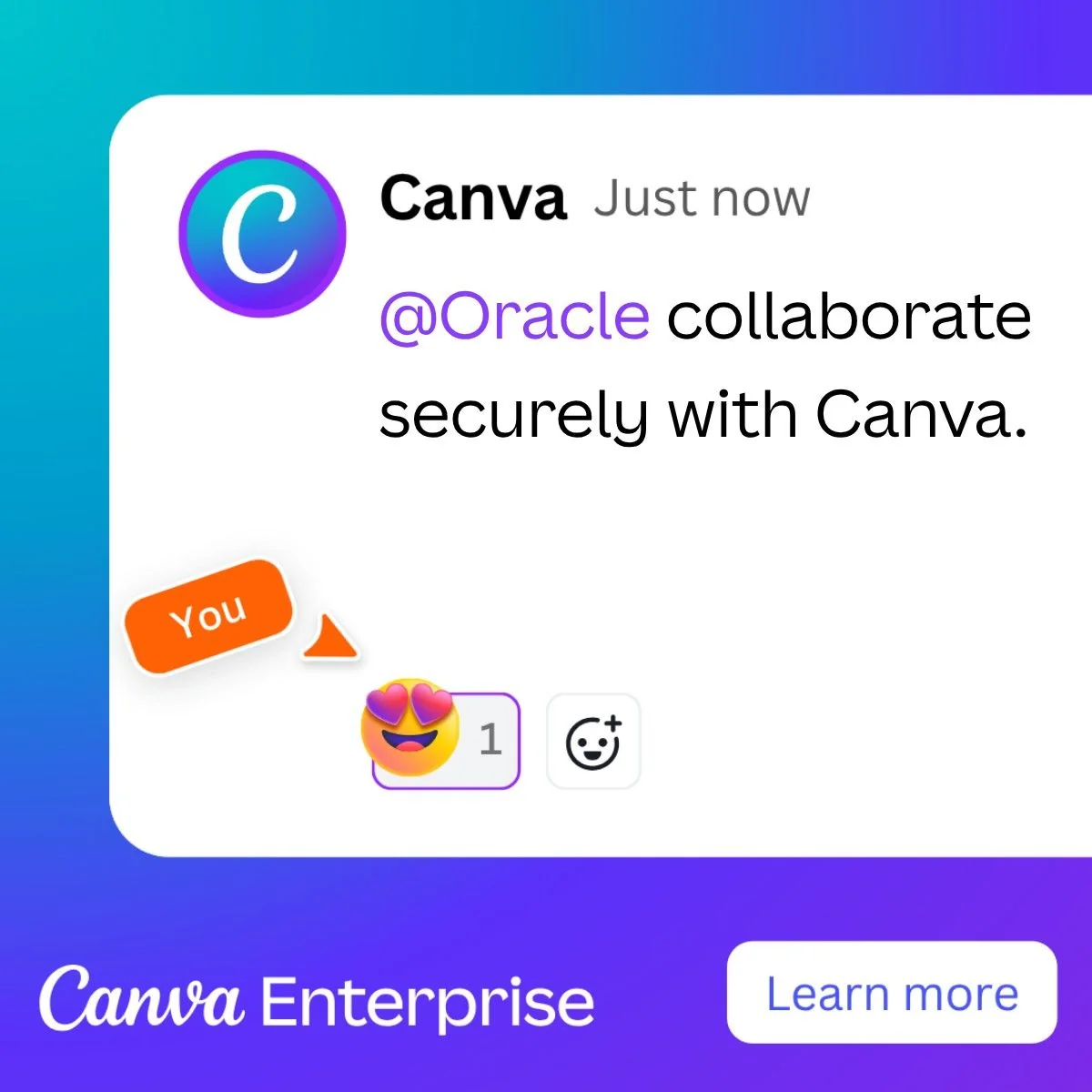 Oracle, meet Canva Enterprise.