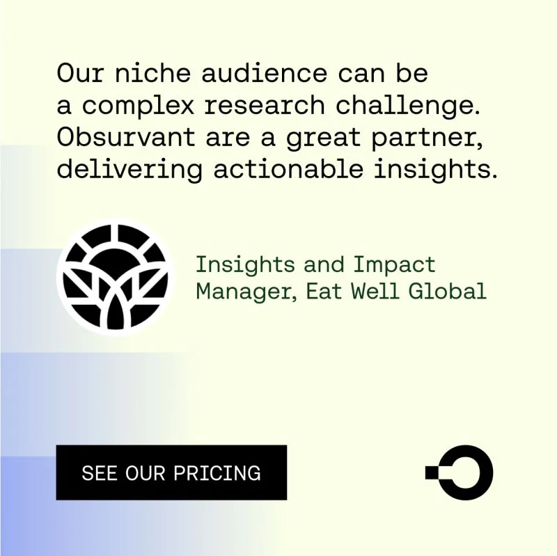 Obsurvant | Quality market research. Delivered fast.