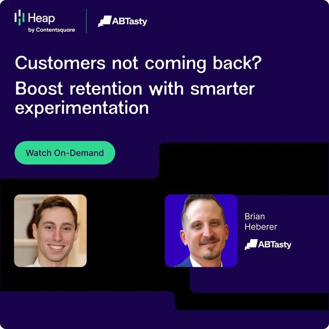 Free Webinar | Boost Retention With Smarter Experimentation