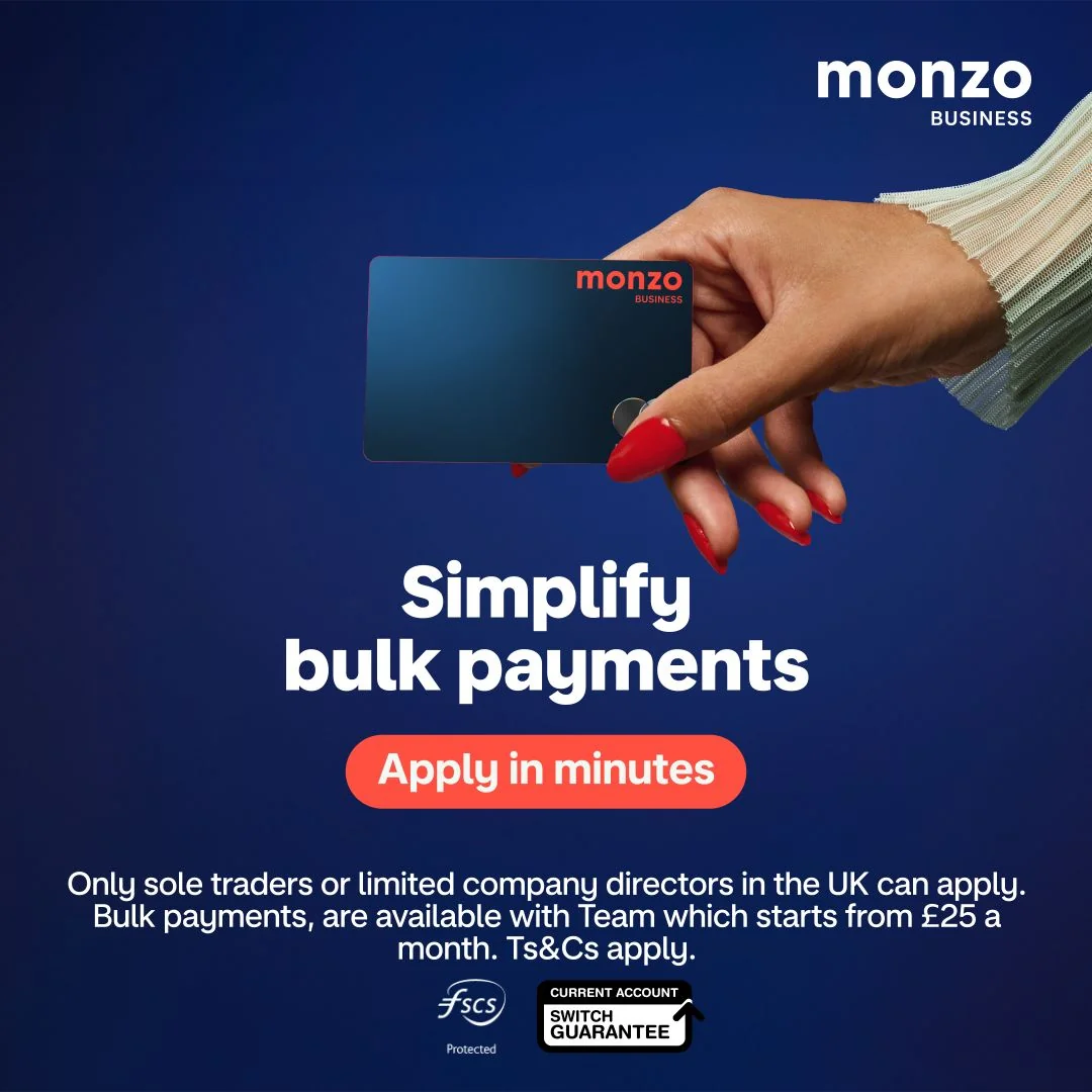 Business feels better with Monzo.