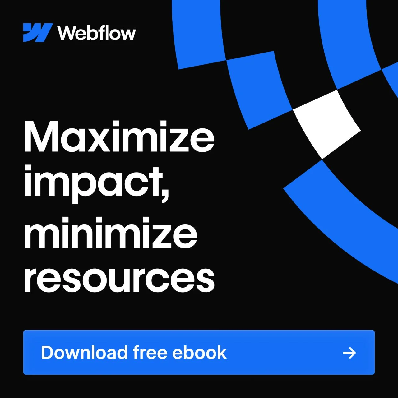 Running a highly efficient marketing team | A free ebook from Webflow