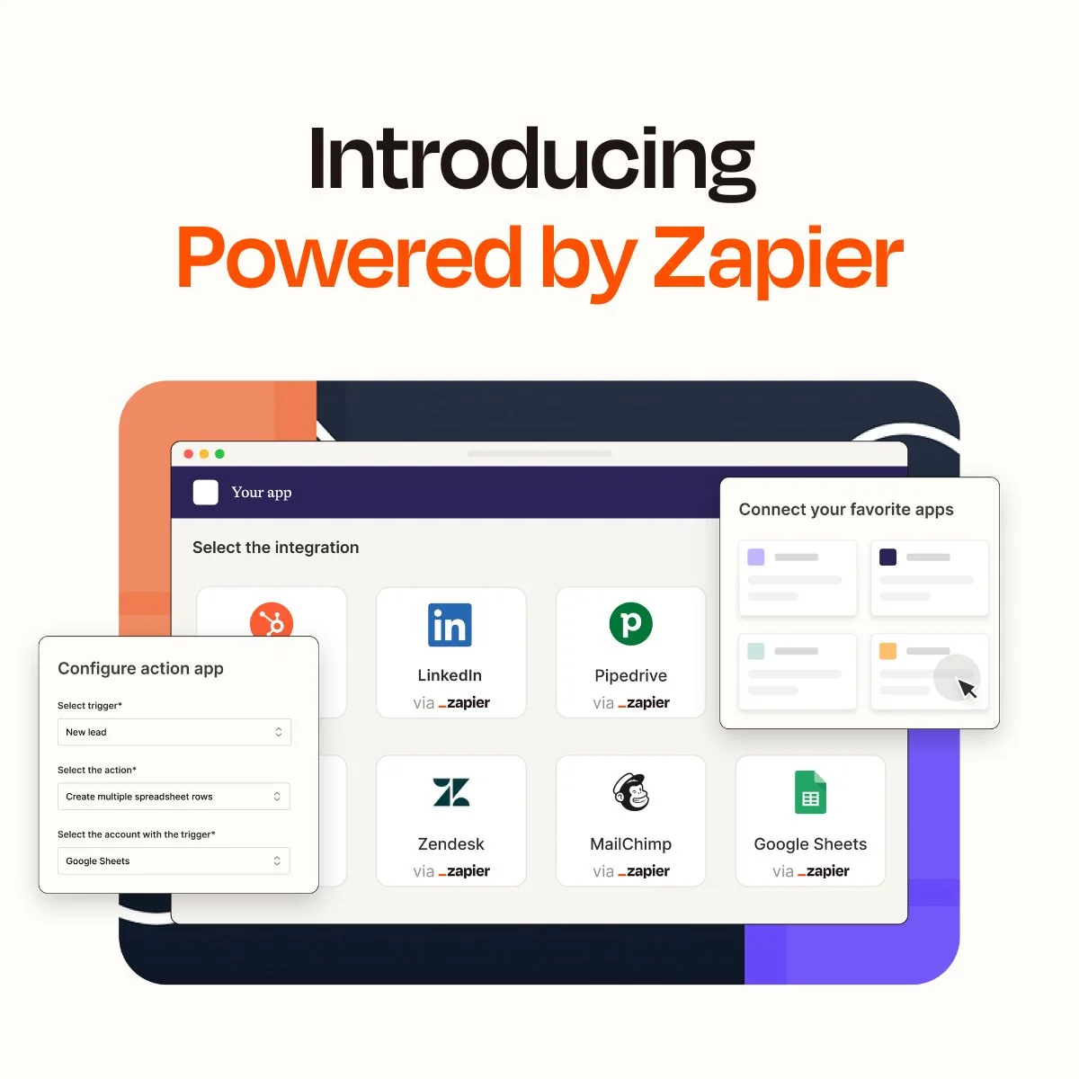Build with the power of Zapier’s automation platform