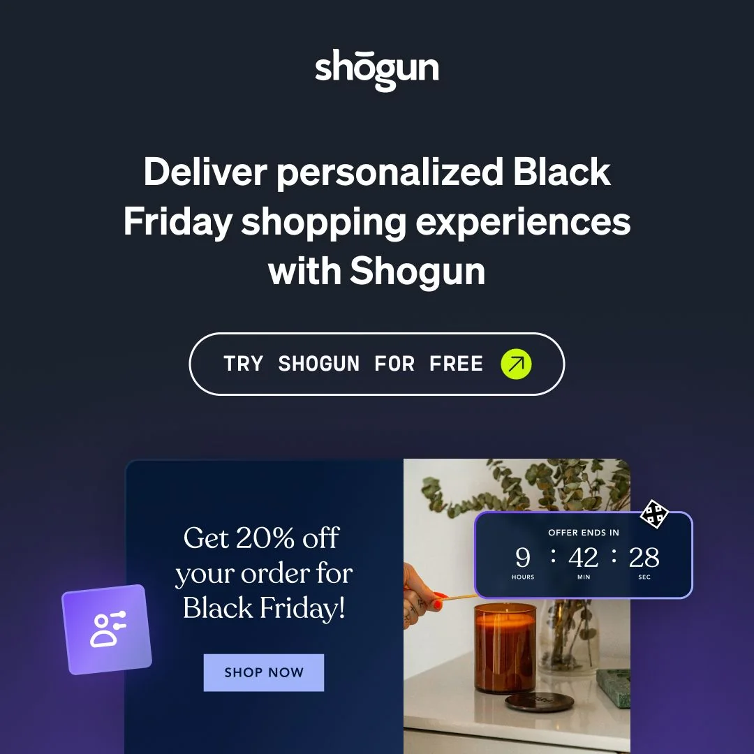Try Shogun's Personalization