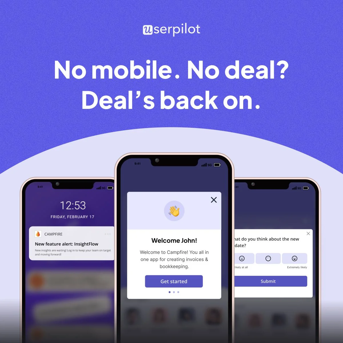 Native Mobile Engagement – Now in Userpilot